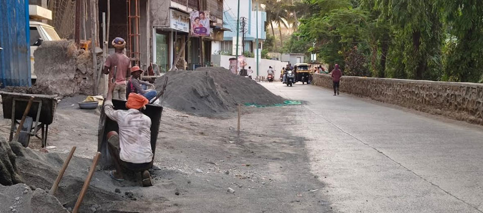 उरणमध्ये बिल्डरांची मनमानी