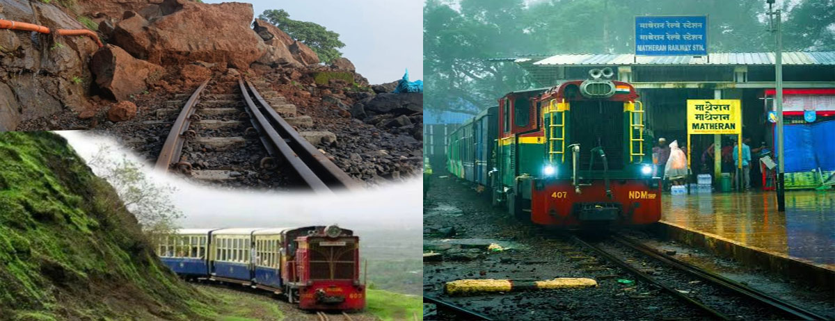 माथेरानच्या घाटमार्गावर मोठी दरड कोसळली